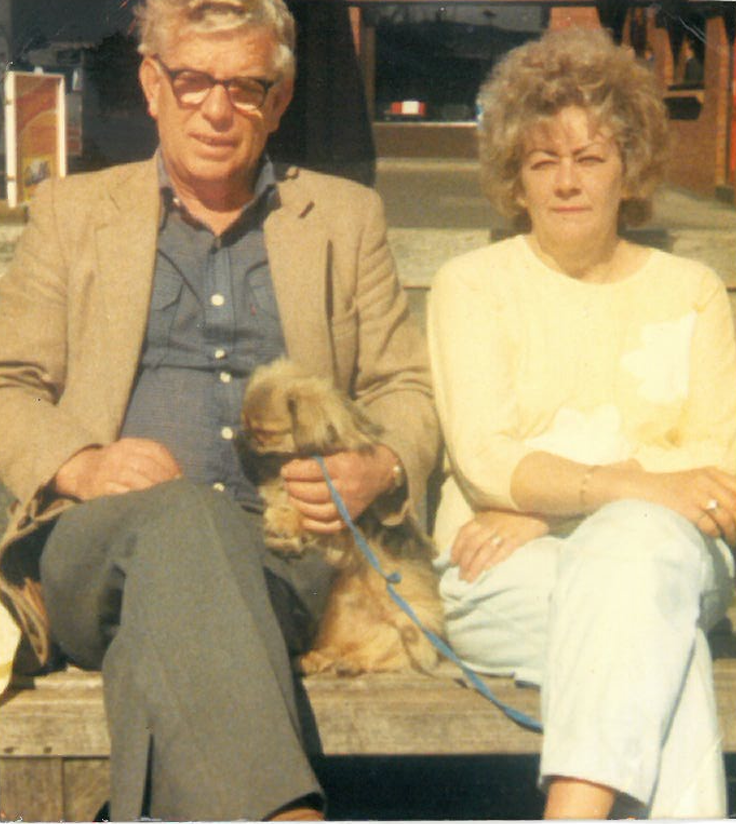 Thomas Parker, with his wife Alma